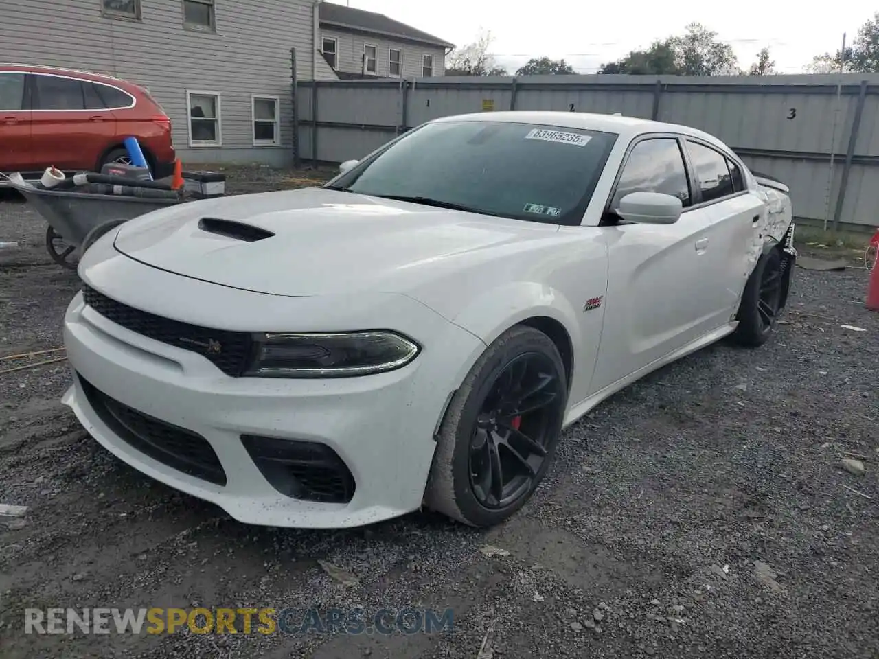 1 Photograph of a damaged car 2C3CDXGJ2MH626602 DODGE CHARGER 2021