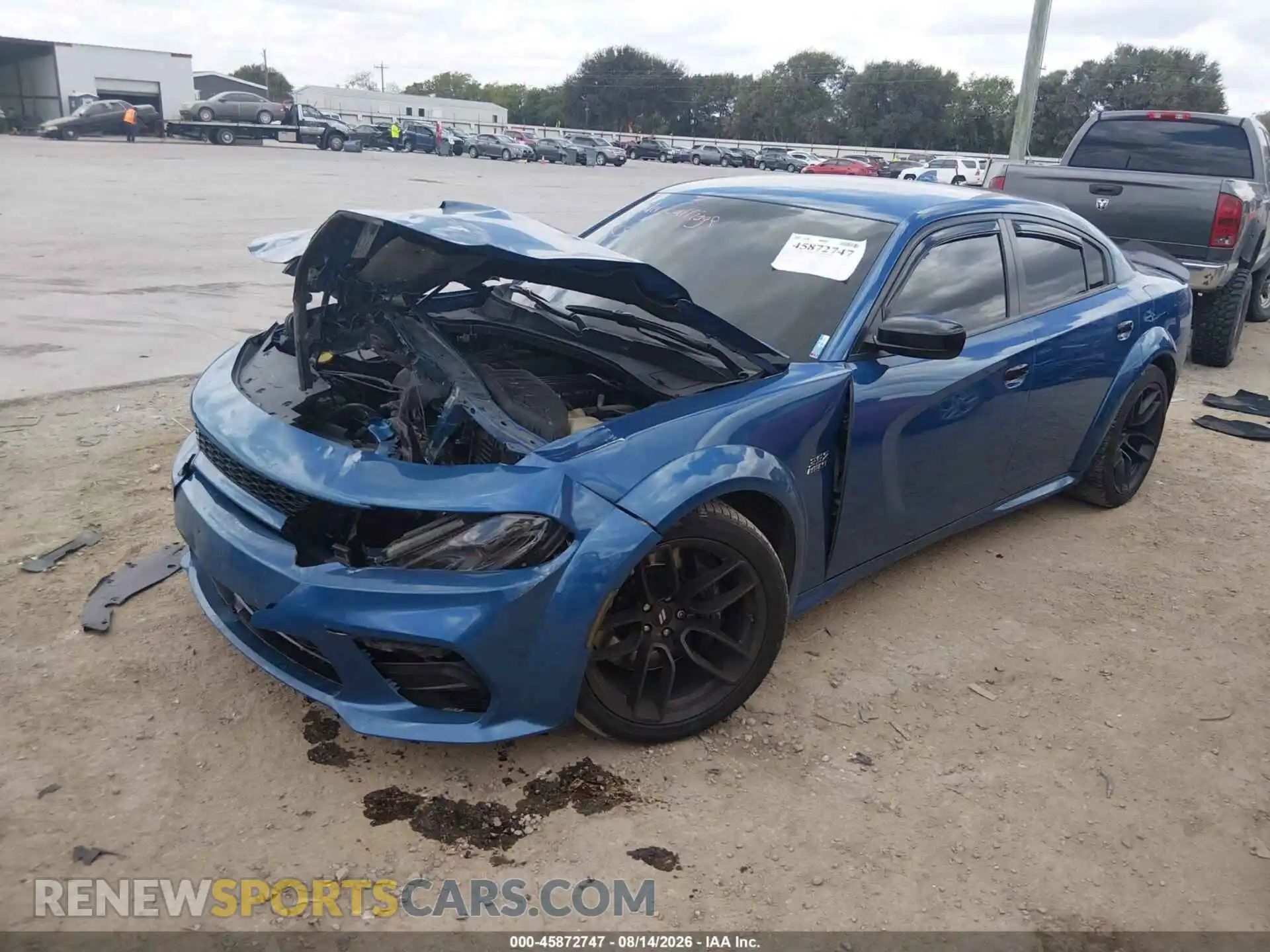 2 fotografías del automóvil dañado 2C3CDXGJ2MH628639 DODGE CHARGER 2021