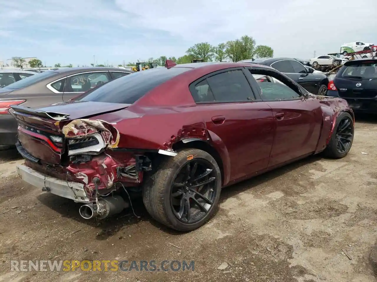 3 Photograph of a damaged car 2C3CDXGJ3MH529974 DODGE CHARGER 2021