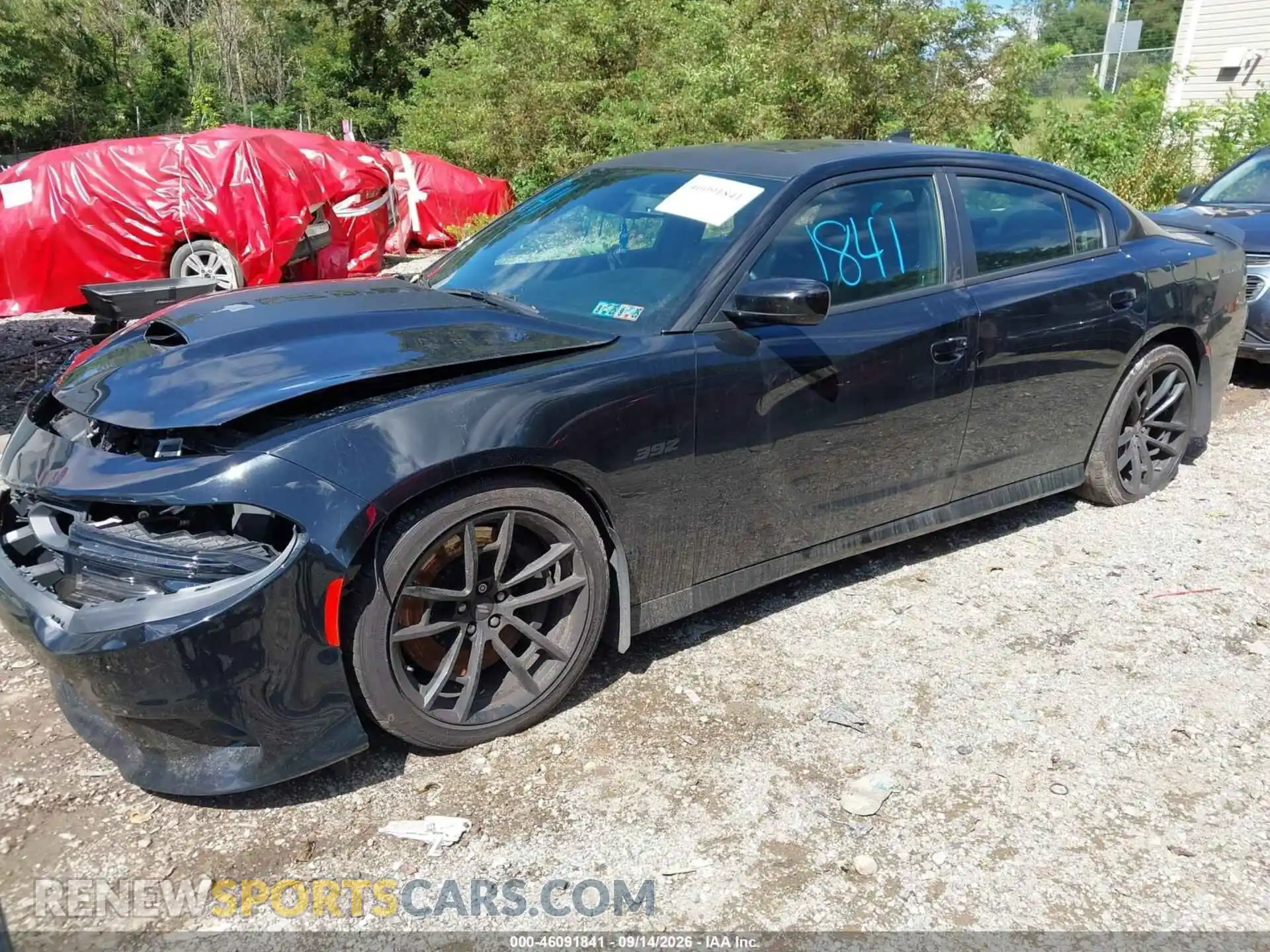 2 fotografías del automóvil dañado 2C3CDXGJ3MH566166 DODGE CHARGER 2021