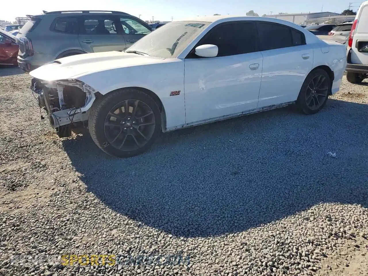 1 fotografías del automóvil dañado 2C3CDXGJ4MH511371 DODGE CHARGER 2021