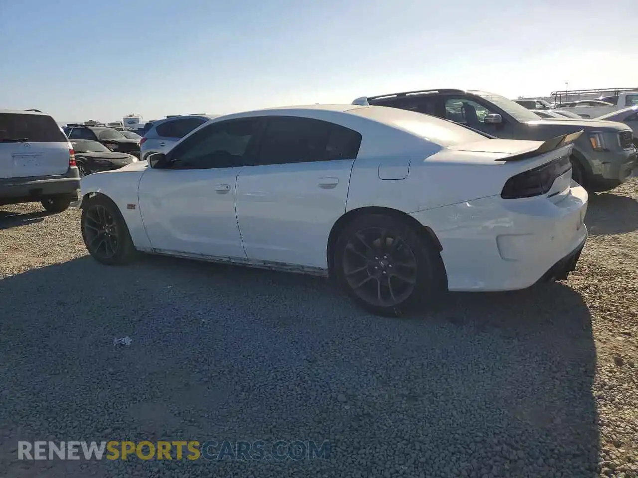 2 fotografías del automóvil dañado 2C3CDXGJ4MH511371 DODGE CHARGER 2021