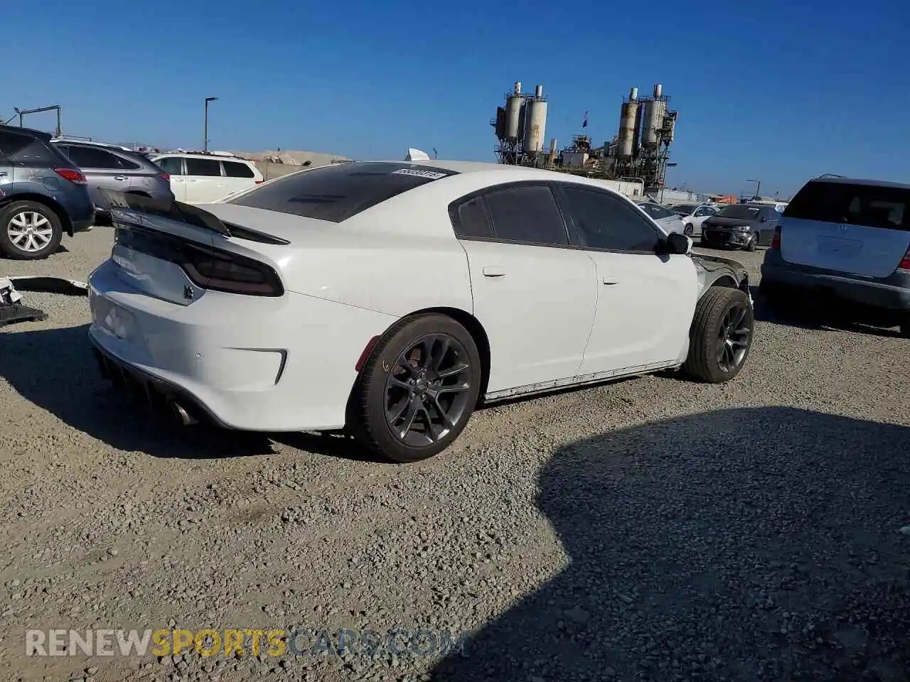 3 fotografías del automóvil dañado 2C3CDXGJ4MH511371 DODGE CHARGER 2021