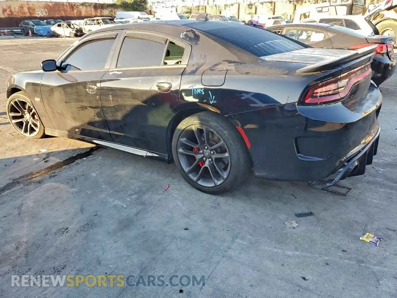 2 Photograph of a damaged car 2C3CDXGJ5MH522718 DODGE CHARGER 2021