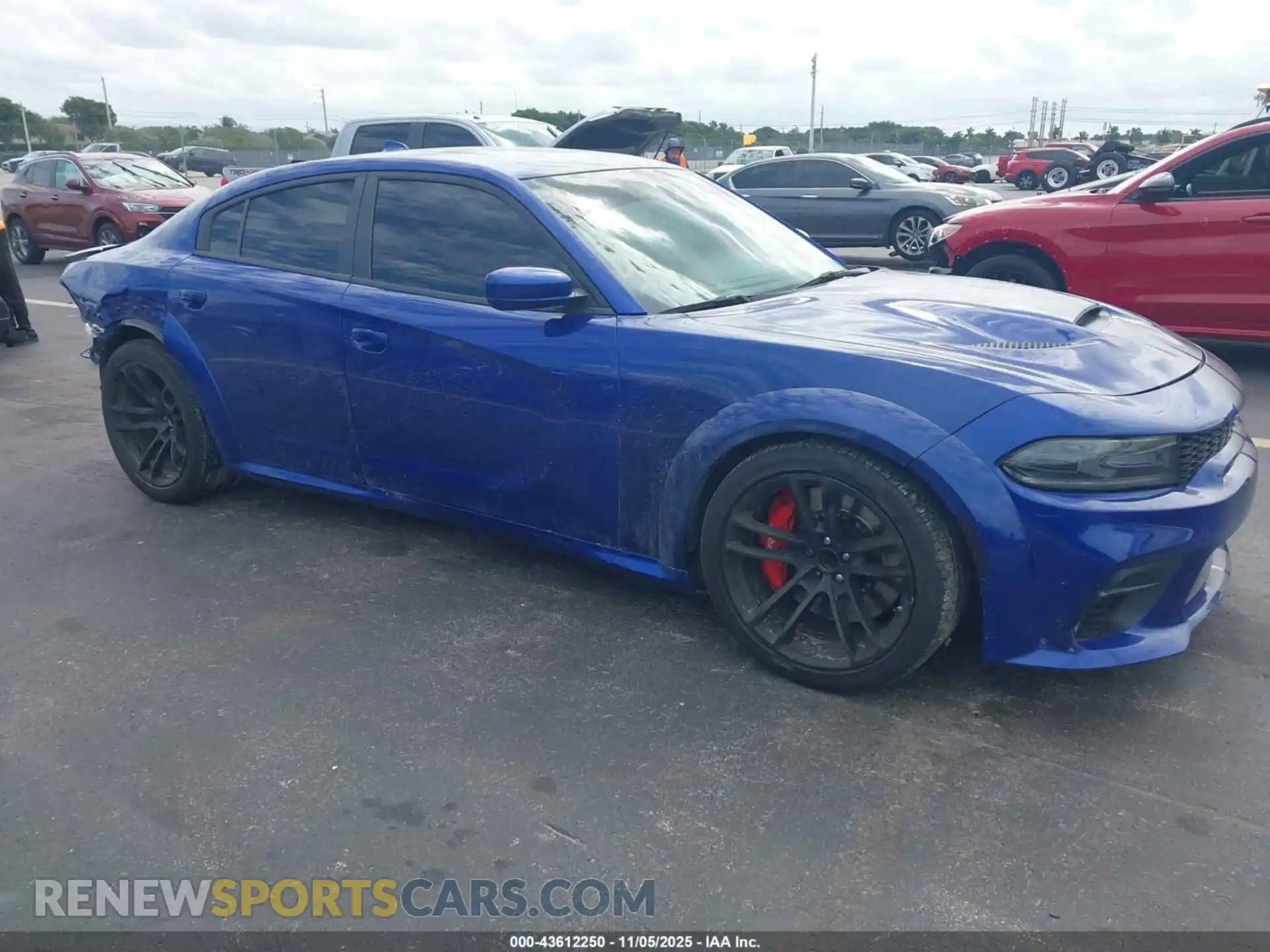 1 Photograph of a damaged car 2C3CDXGJ5MH553256 DODGE CHARGER 2021