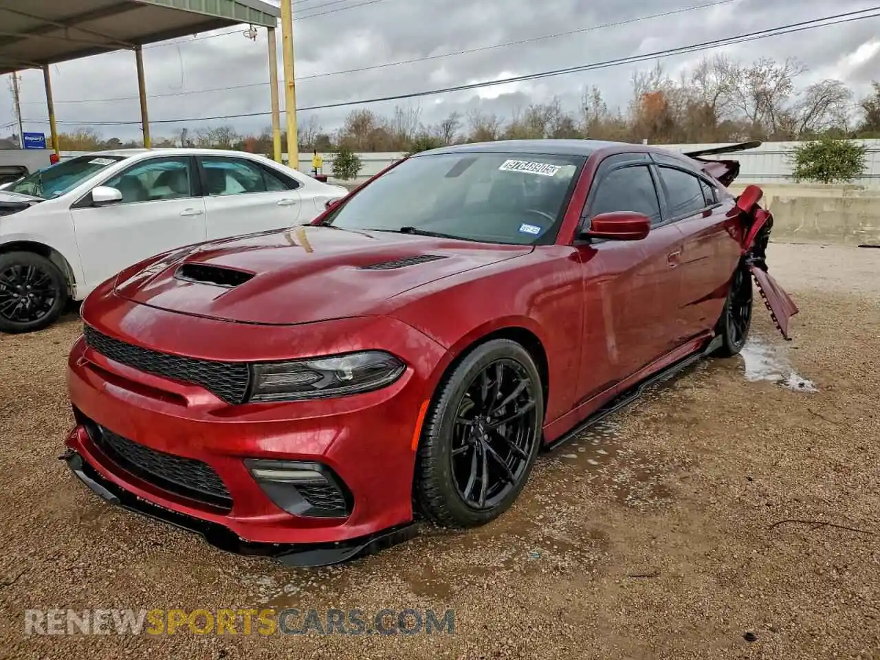 1 Photograph of a damaged car 2C3CDXGJ5MH591702 DODGE CHARGER 2021