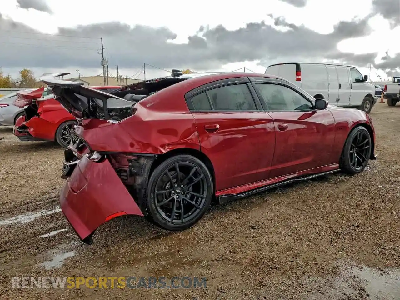 3 Photograph of a damaged car 2C3CDXGJ5MH591702 DODGE CHARGER 2021