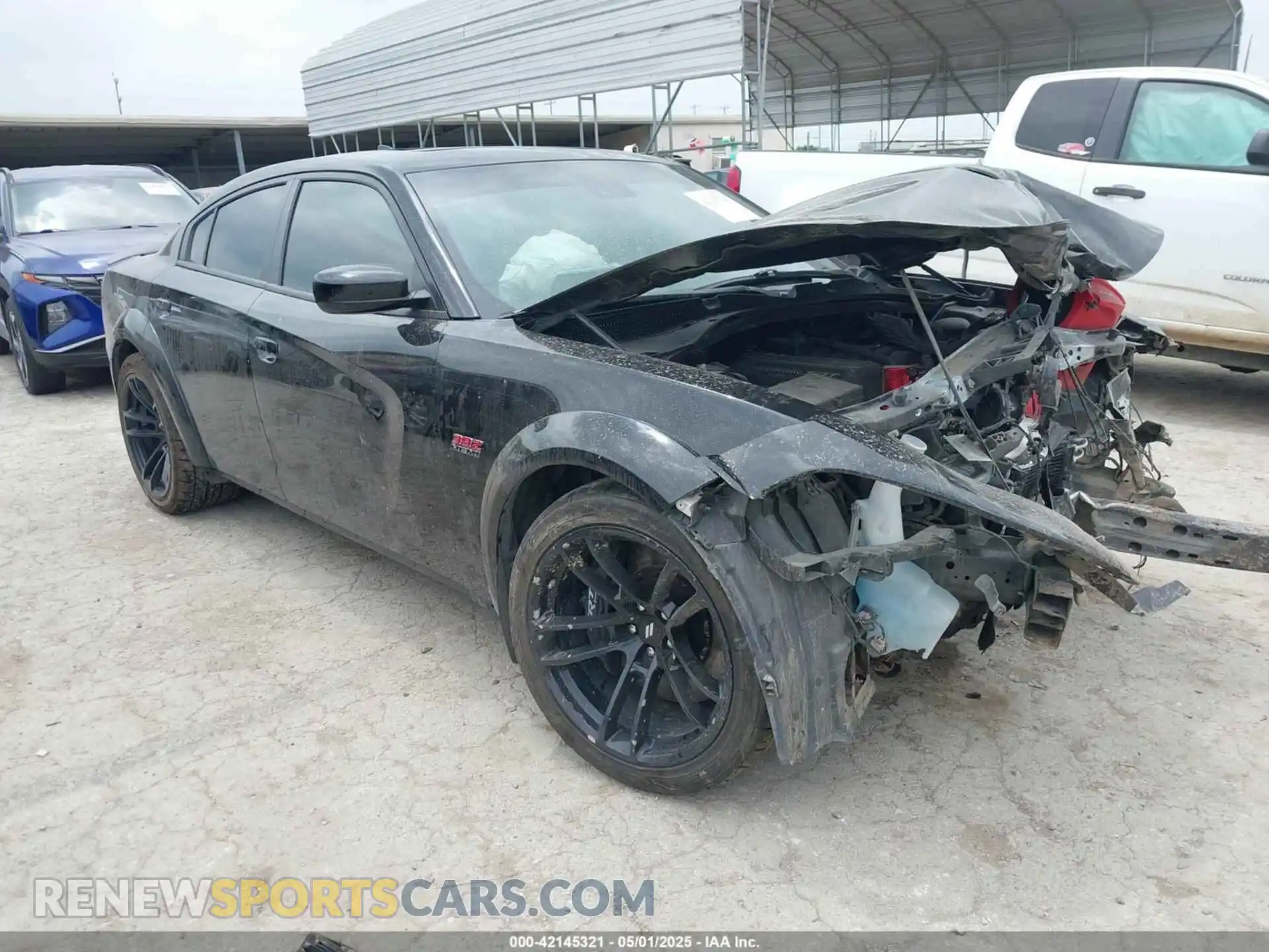 1 Photograph of a damaged car 2C3CDXGJ5MH685014 DODGE CHARGER 2021
