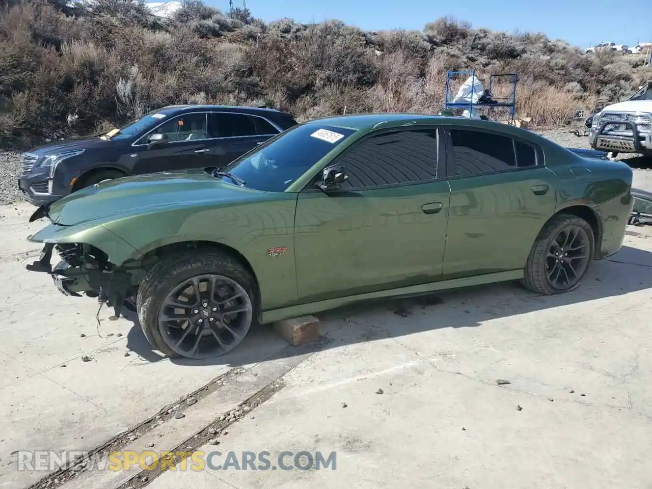 1 Photograph of a damaged car 2C3CDXGJ6MH543903 DODGE CHARGER 2021