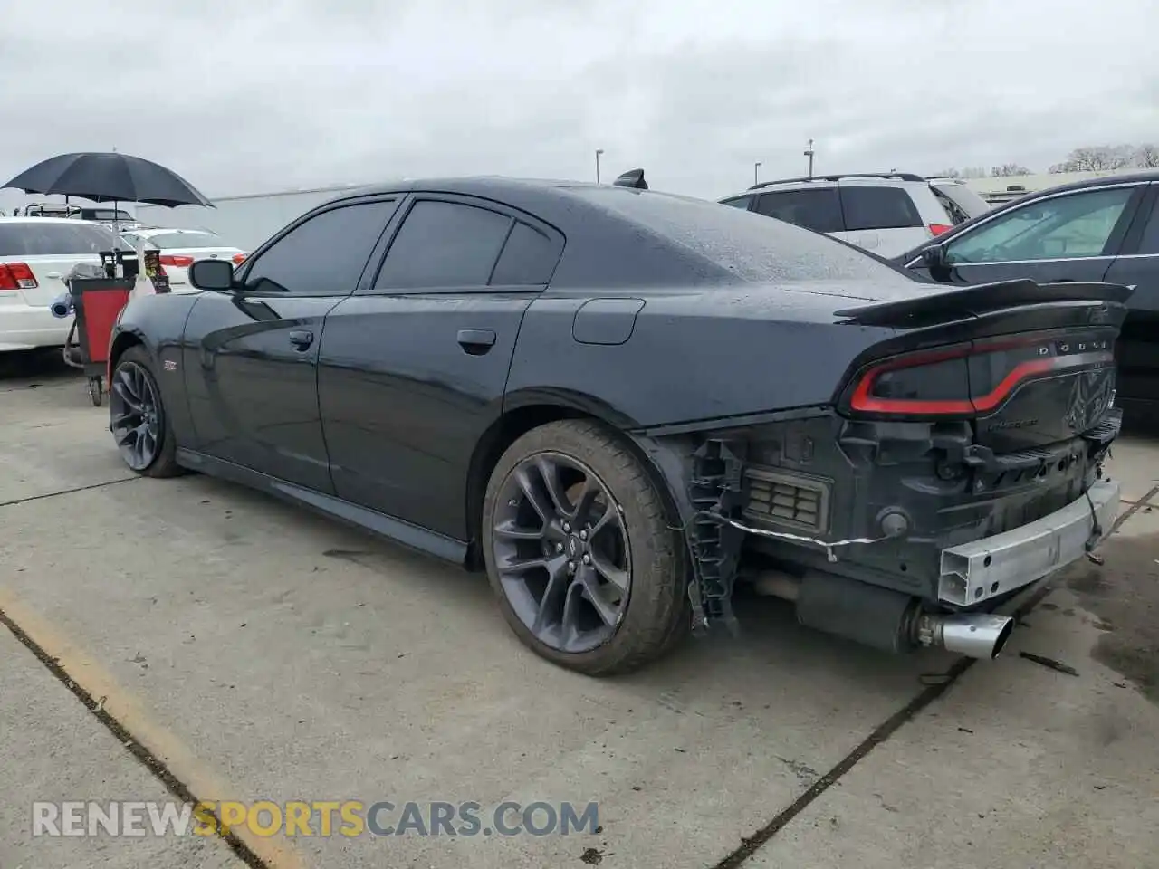2 Photograph of a damaged car 2C3CDXGJ6MH553783 DODGE CHARGER 2021