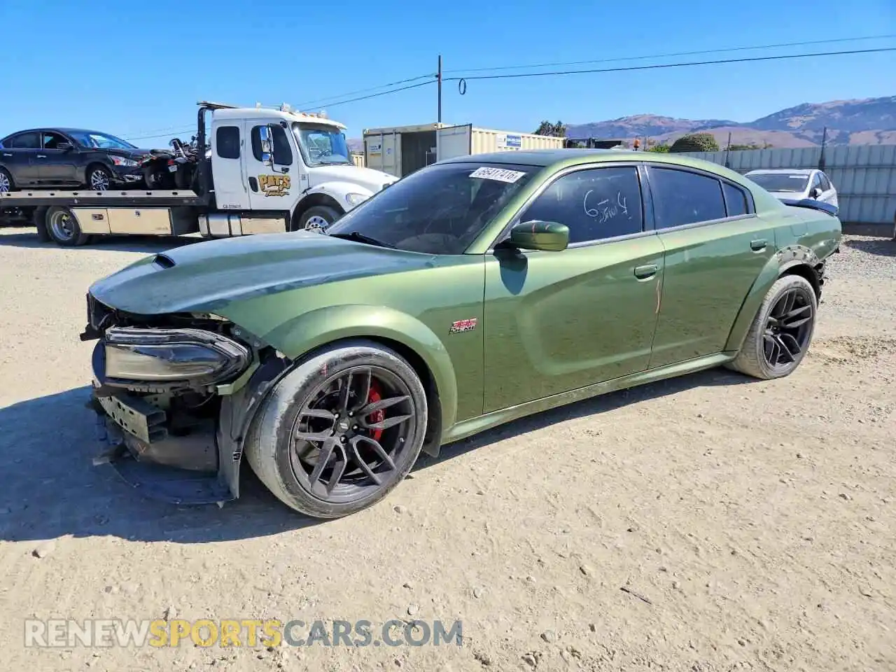 1 Photograph of a damaged car 2C3CDXGJ6MH567201 DODGE CHARGER 2021
