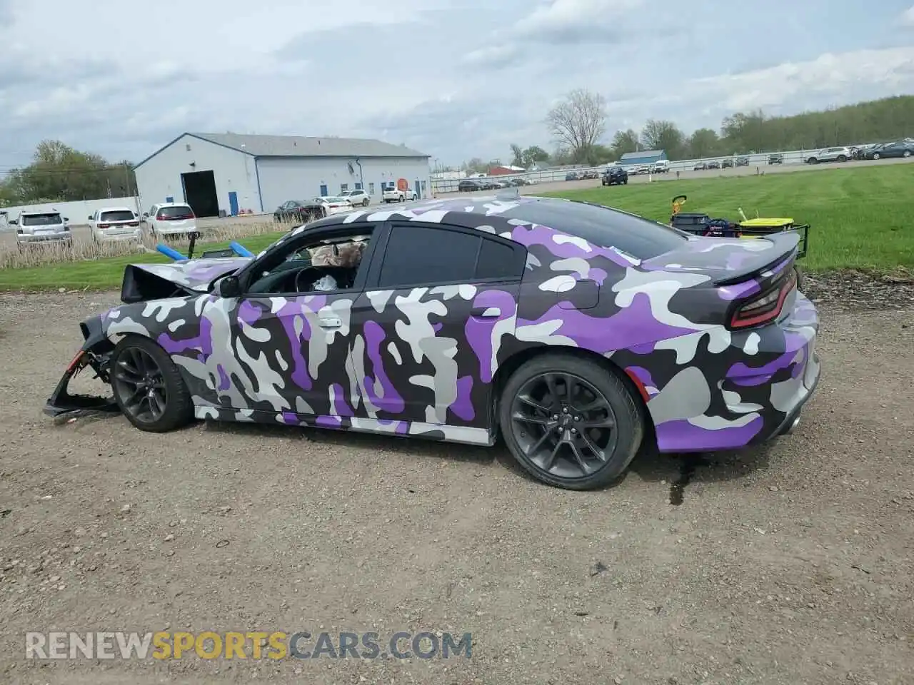 2 Фотография поврежденного автомобиля 2C3CDXGJ6MH578070 DODGE CHARGER 2021