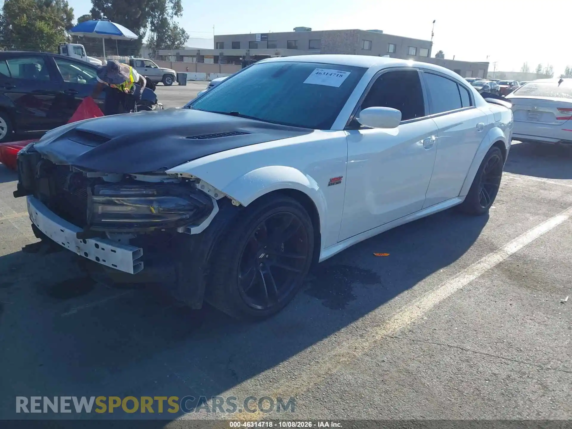 2 fotografías del automóvil dañado 2C3CDXGJ6MH579171 DODGE CHARGER 2021