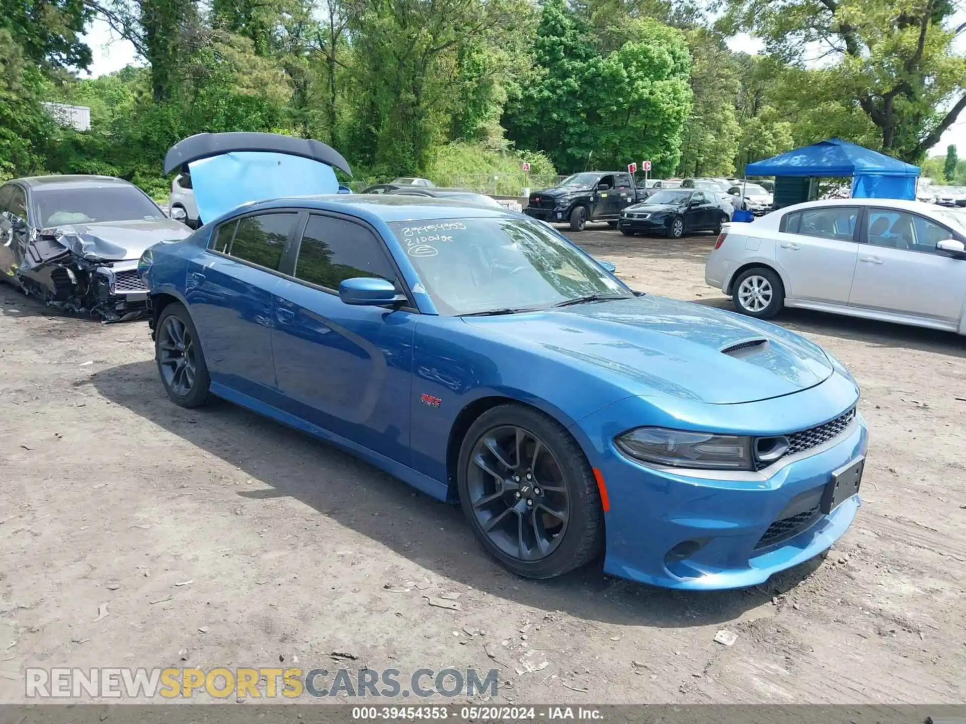 1 Photograph of a damaged car 2C3CDXGJ7MH503720 DODGE CHARGER 2021