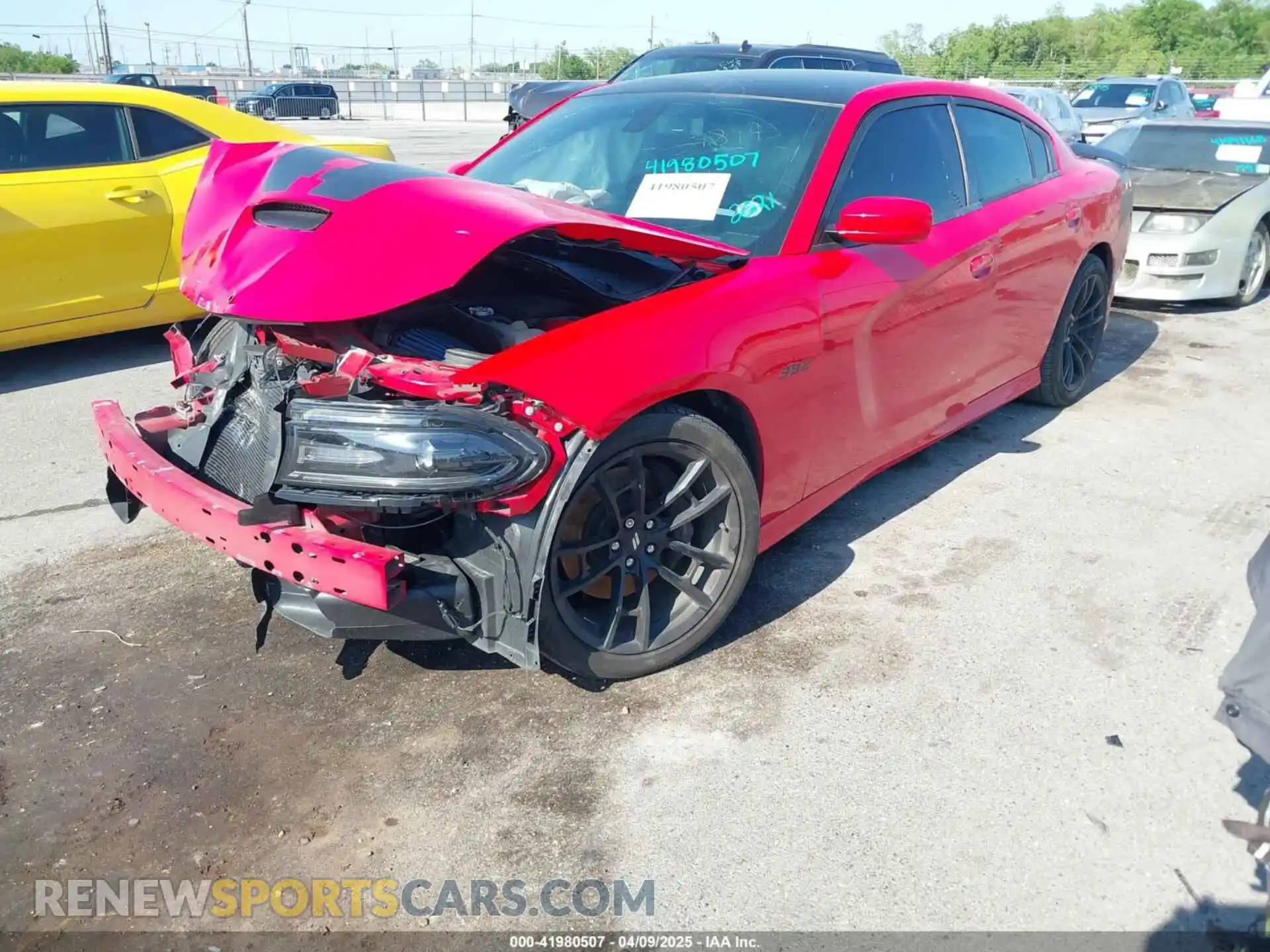 2 Photograph of a damaged car 2C3CDXGJ7MH518945 DODGE CHARGER 2021