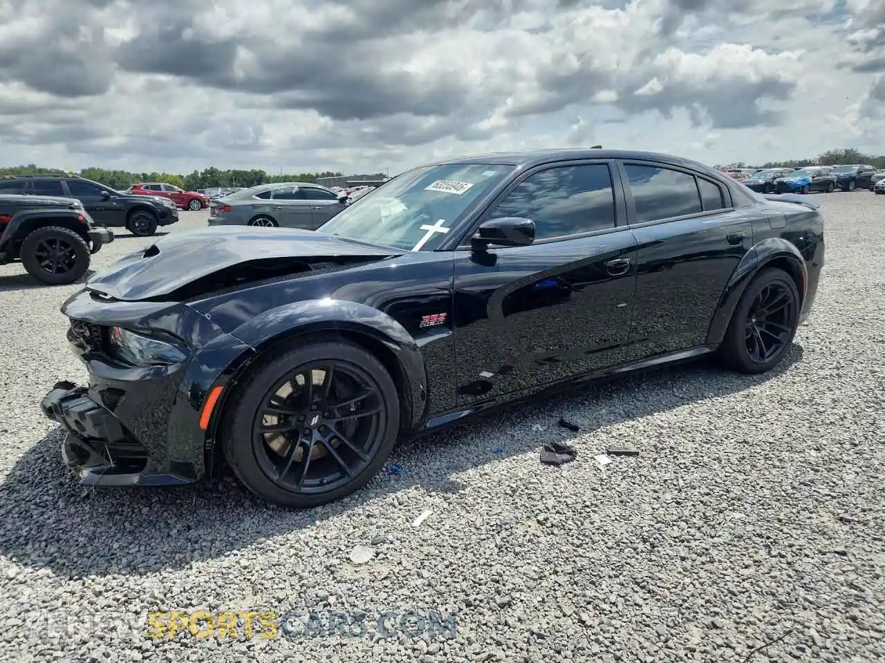 1 Photograph of a damaged car 2C3CDXGJ7MH592995 DODGE CHARGER 2021
