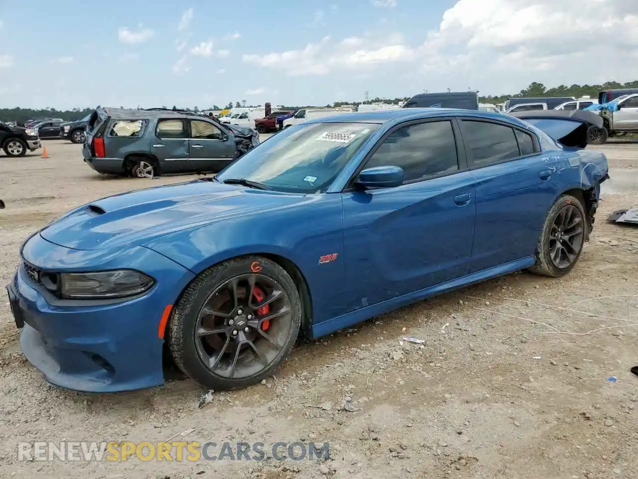 1 Photograph of a damaged car 2C3CDXGJ7MH612307 DODGE CHARGER 2021