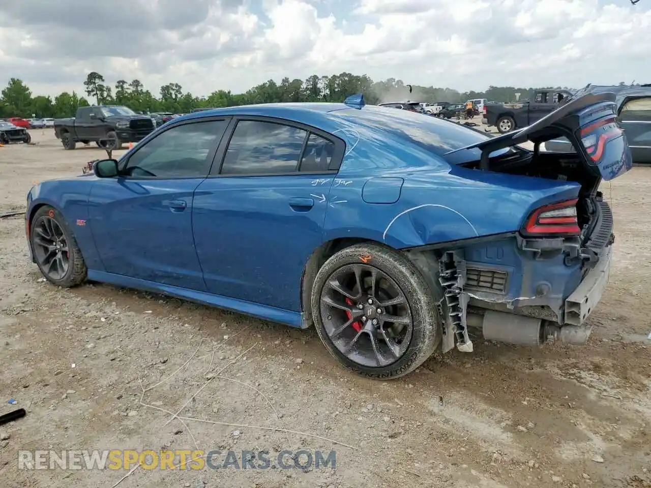 2 Photograph of a damaged car 2C3CDXGJ7MH612307 DODGE CHARGER 2021