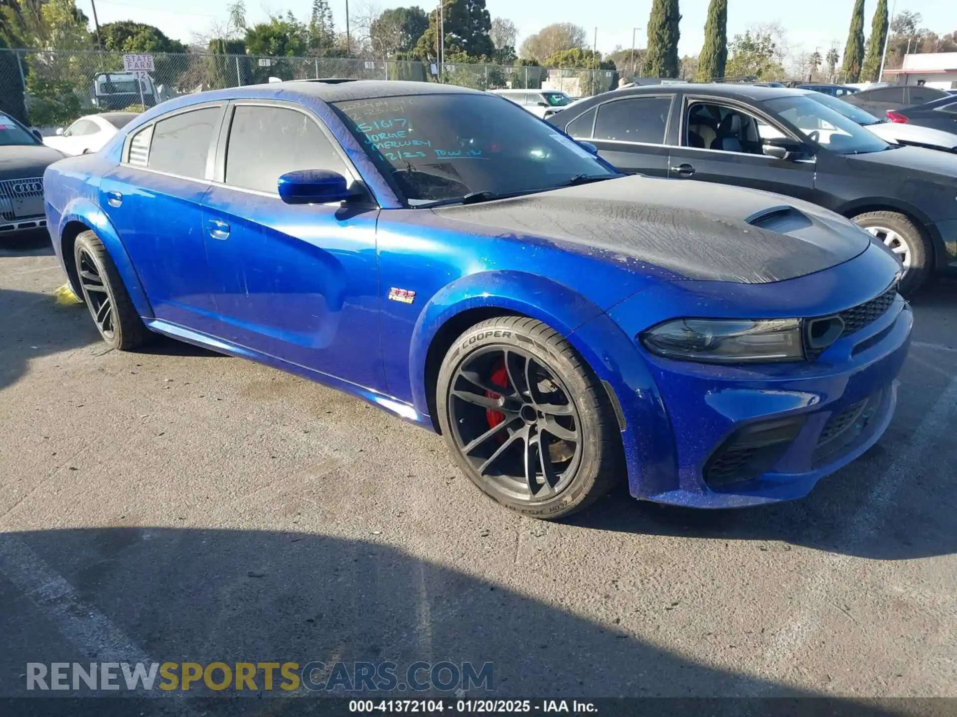 1 Photograph of a damaged car 2C3CDXGJ7MH637062 DODGE CHARGER 2021