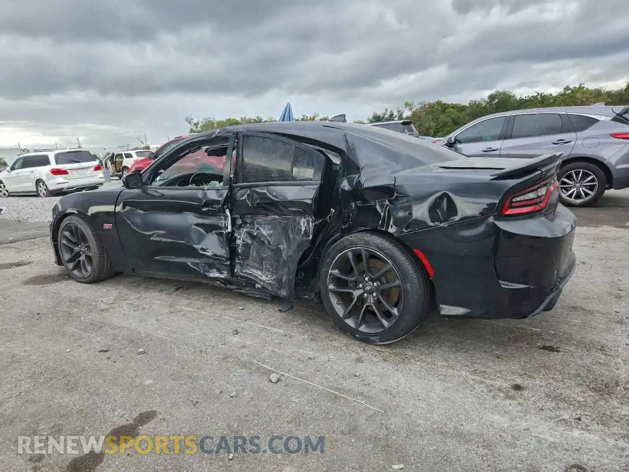 2 Photograph of a damaged car 2C3CDXGJ8MH565143 DODGE CHARGER 2021
