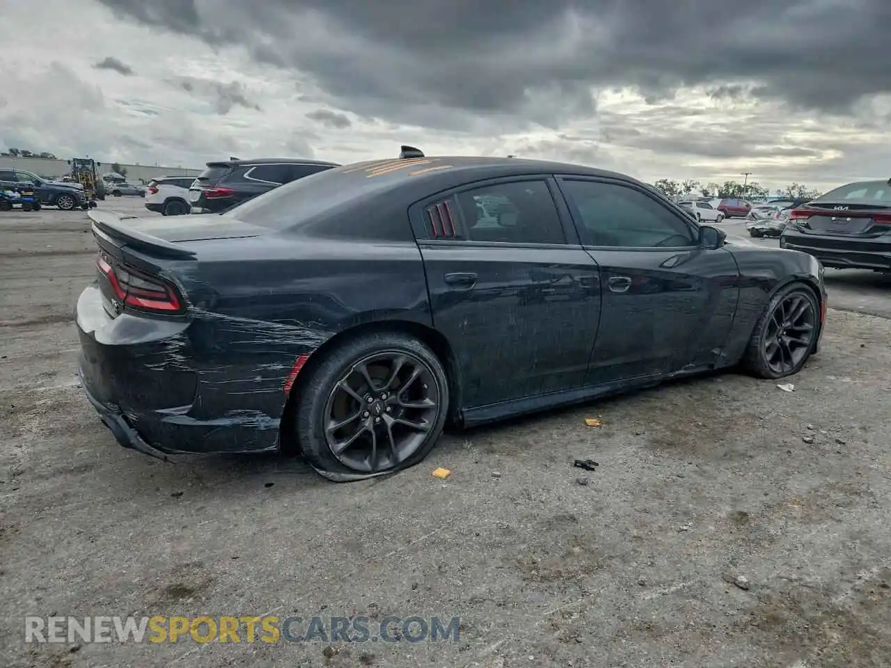 3 Photograph of a damaged car 2C3CDXGJ8MH565143 DODGE CHARGER 2021