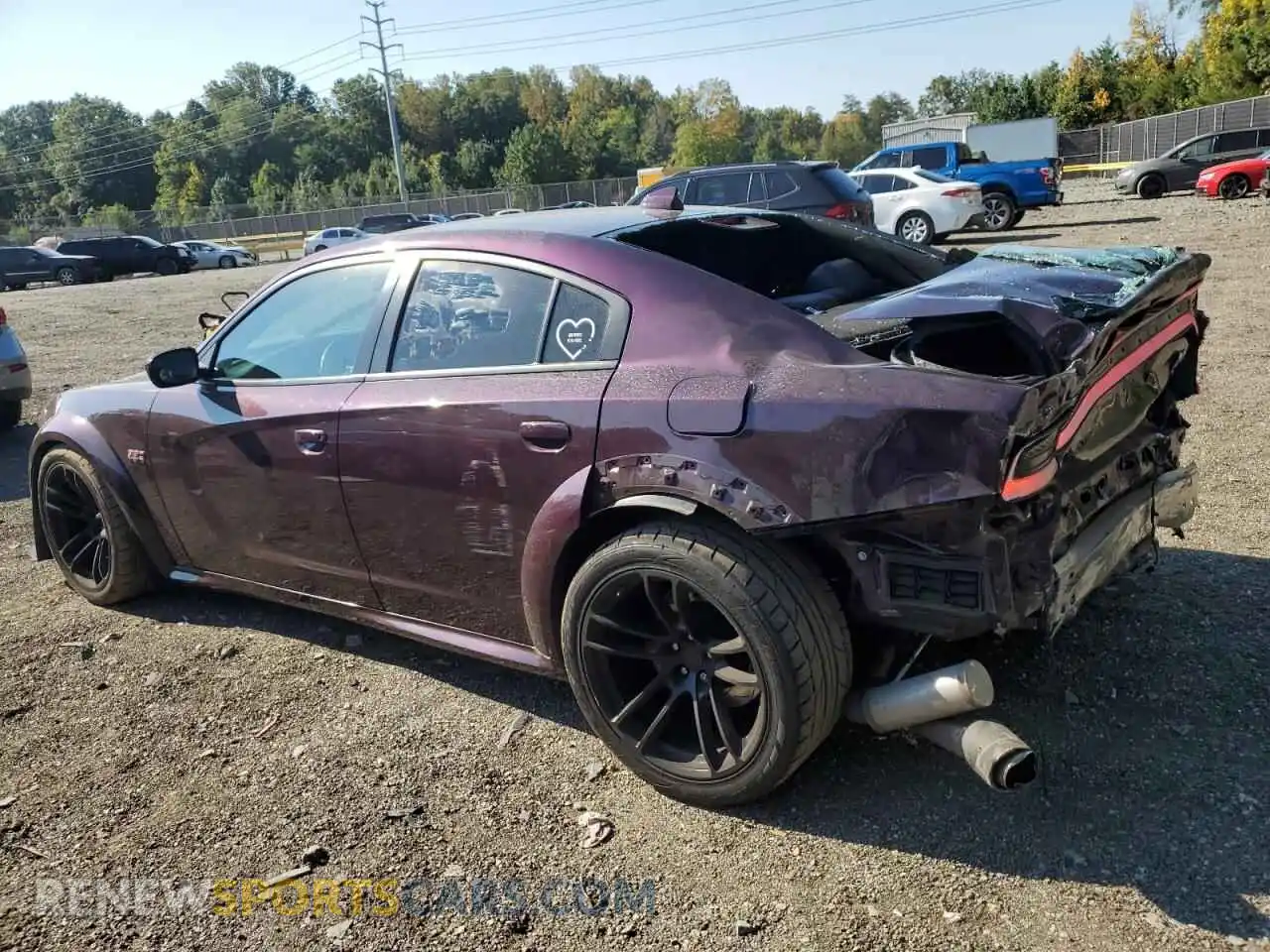 2 Photograph of a damaged car 2C3CDXGJ8MH609545 DODGE CHARGER 2021