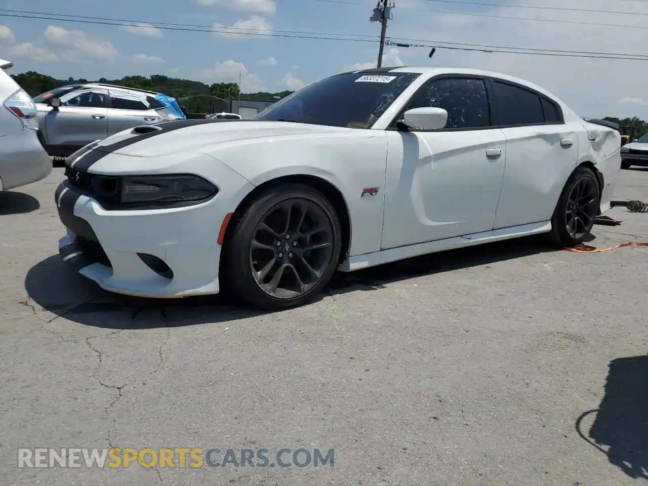 1 Photograph of a damaged car 2C3CDXGJ8MH650662 DODGE CHARGER 2021