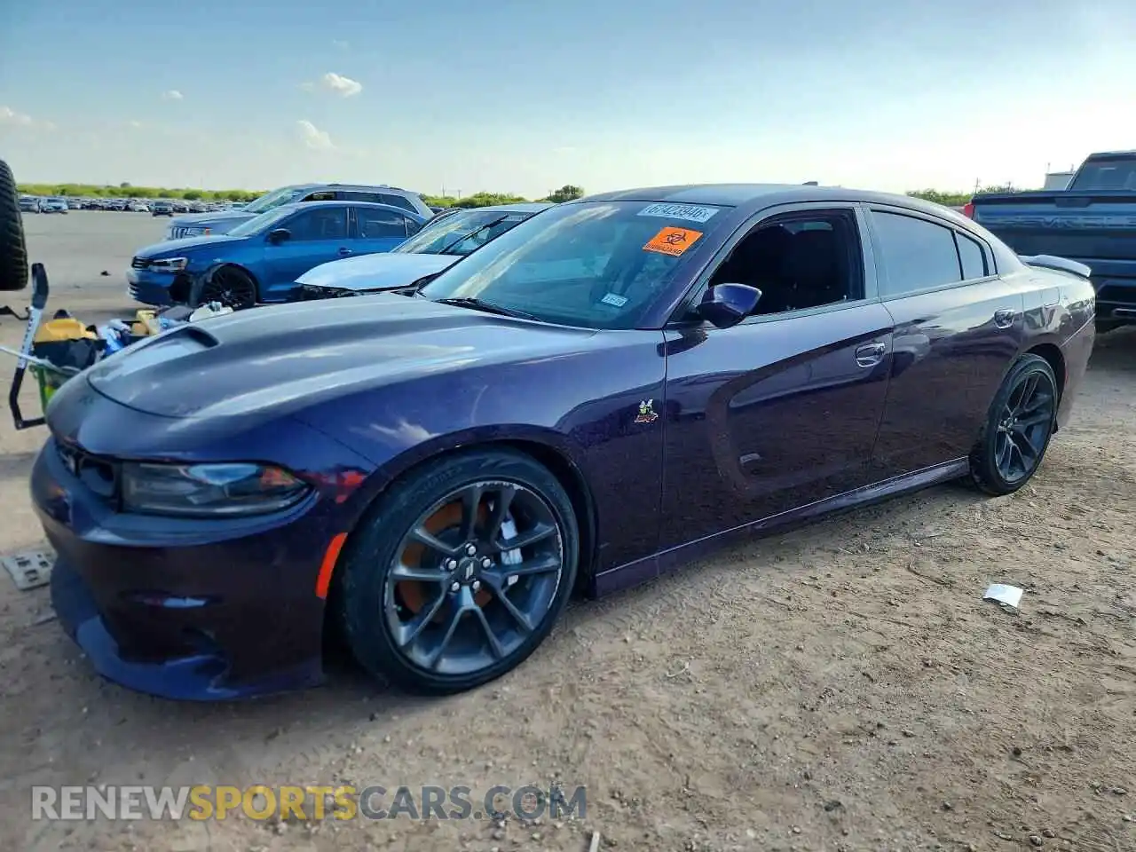 1 Photograph of a damaged car 2C3CDXGJ9MH582484 DODGE CHARGER 2021