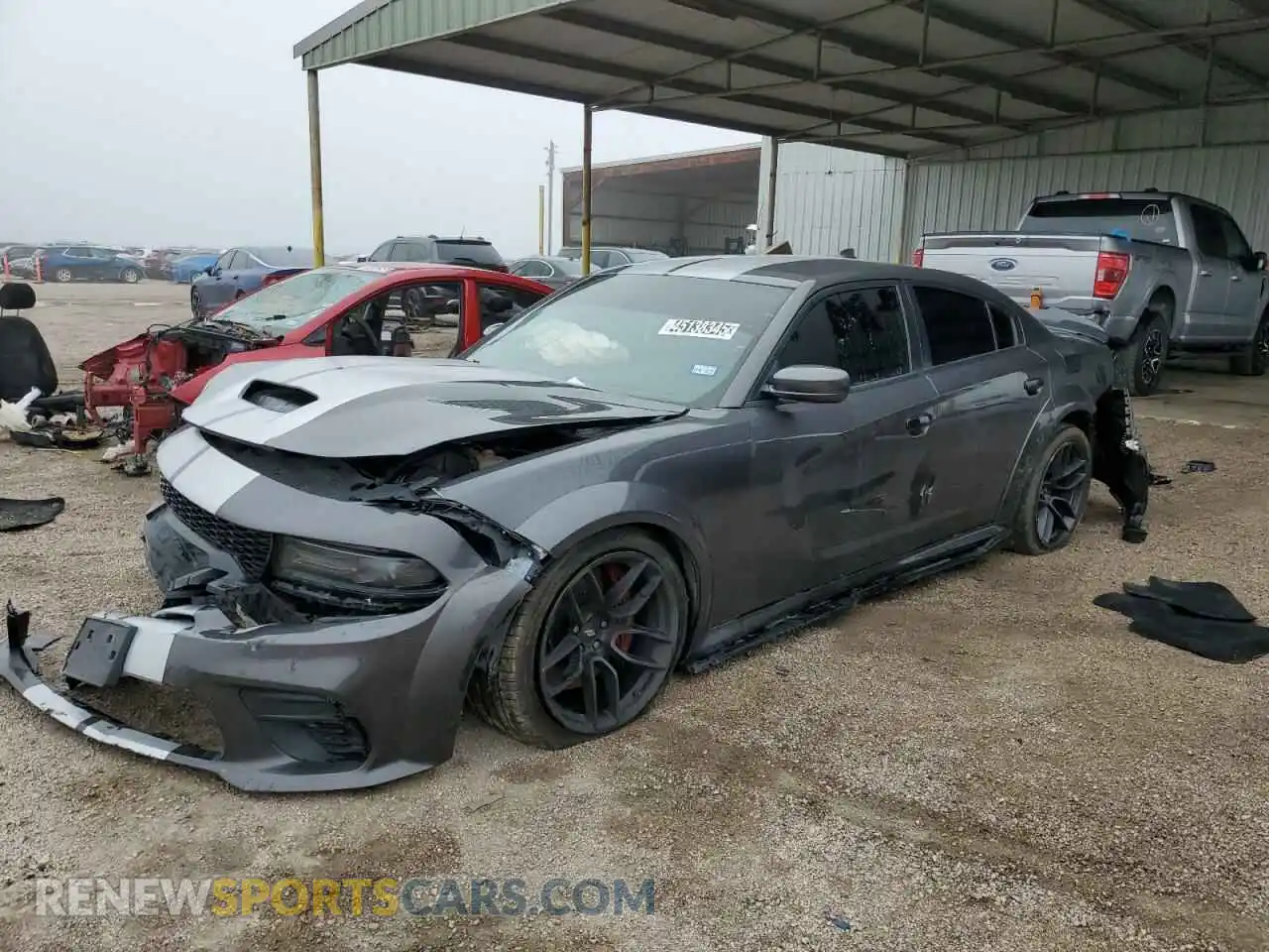 1 Photograph of a damaged car 2C3CDXGJ9MH633949 DODGE CHARGER 2021