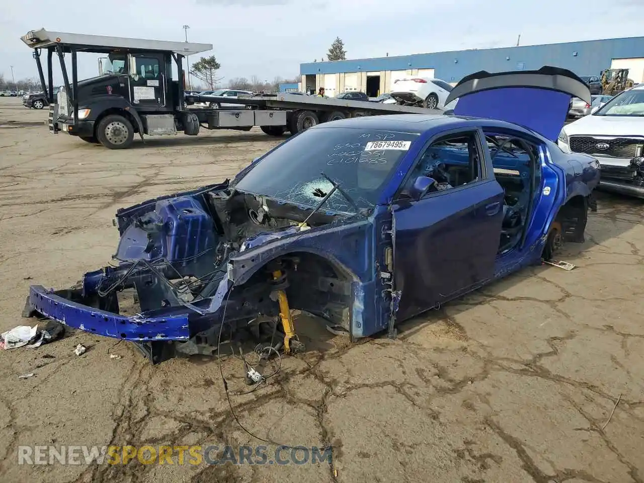 2 Photograph of a damaged car 2C3CDXGJ9MH667051 DODGE CHARGER 2021