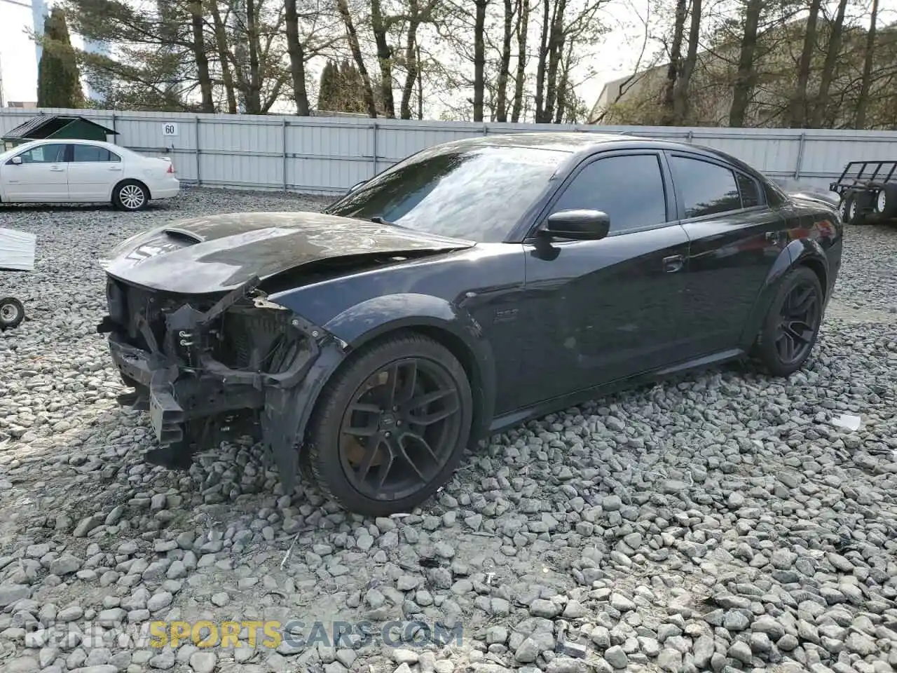 1 Photograph of a damaged car 2C3CDXGJXMH500777 DODGE CHARGER 2021