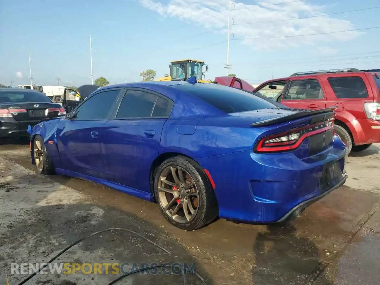 2 Photograph of a damaged car 2C3CDXGJXMH535531 DODGE CHARGER 2021