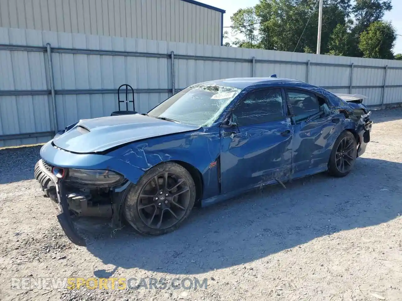 1 Photograph of a damaged car 2C3CDXGJXMH542009 DODGE CHARGER 2021