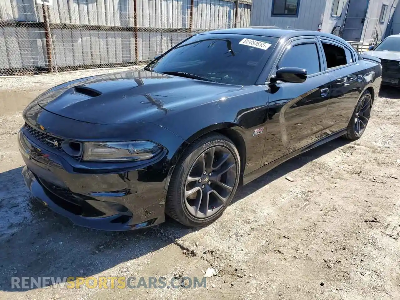 1 Photograph of a damaged car 2C3CDXGJXMH550918 DODGE CHARGER 2021