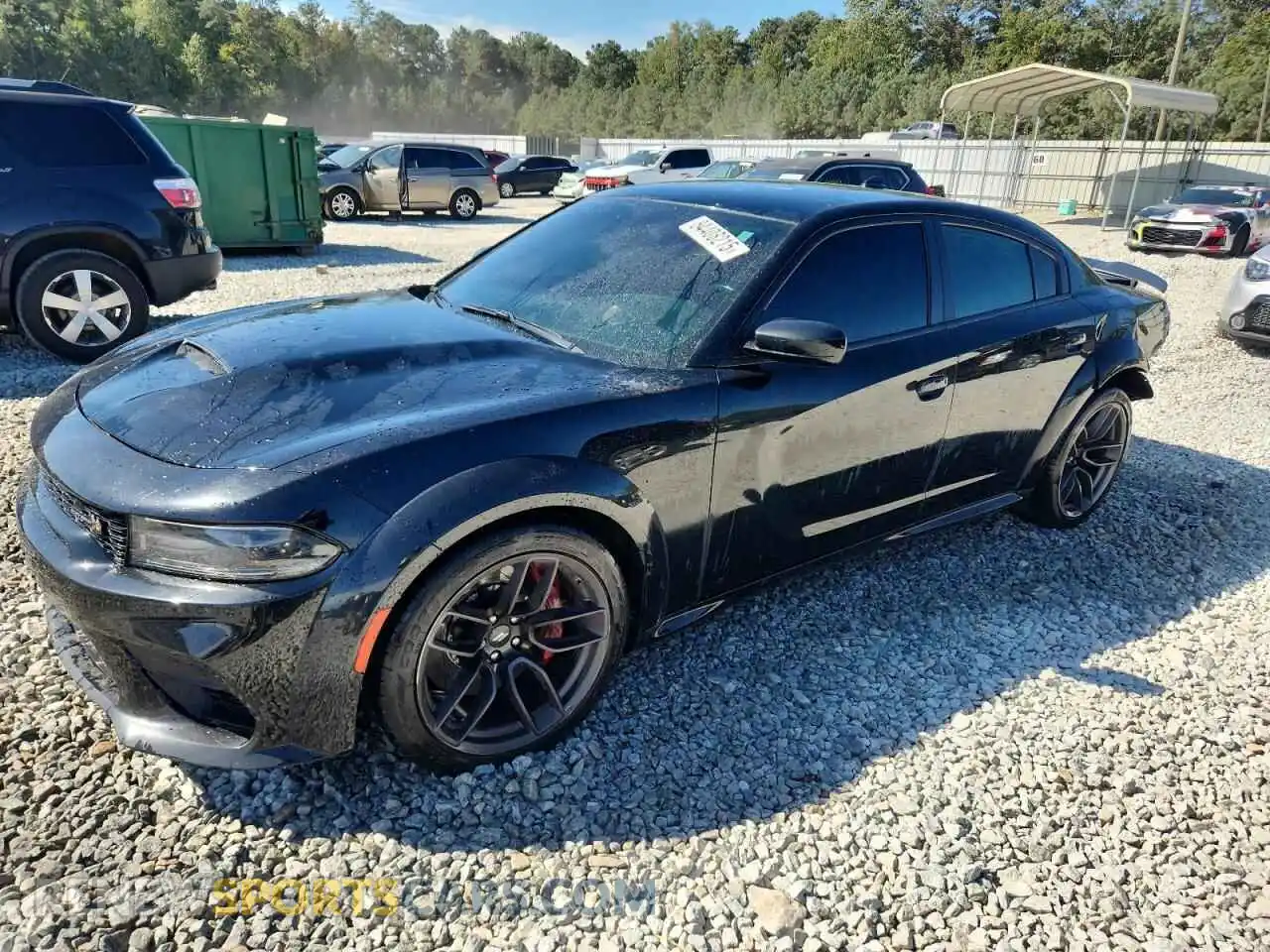 1 Photograph of a damaged car 2C3CDXGJXMH591405 DODGE CHARGER 2021