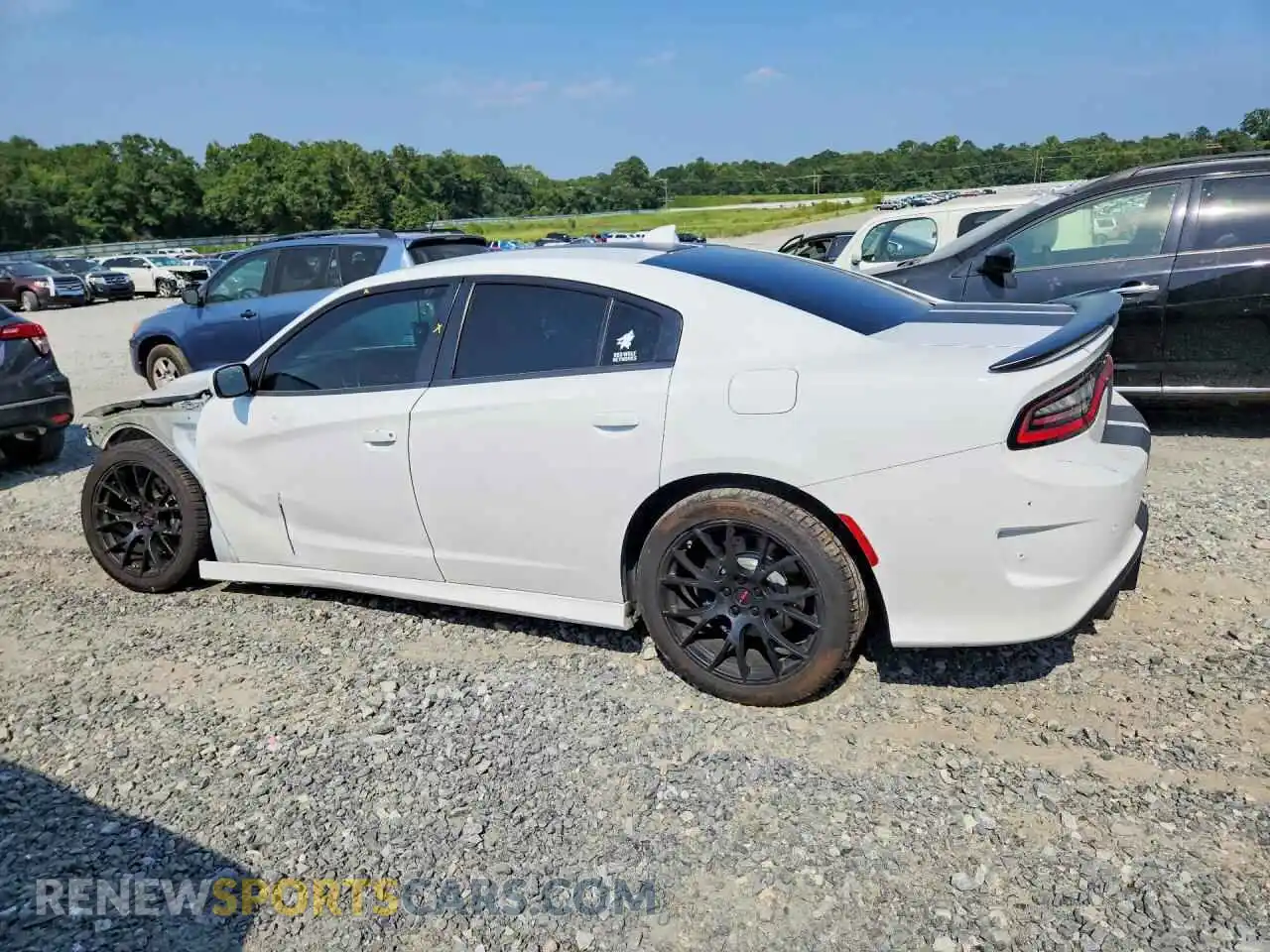 2 Photograph of a damaged car 2C3CDXGJXMH592747 DODGE CHARGER 2021