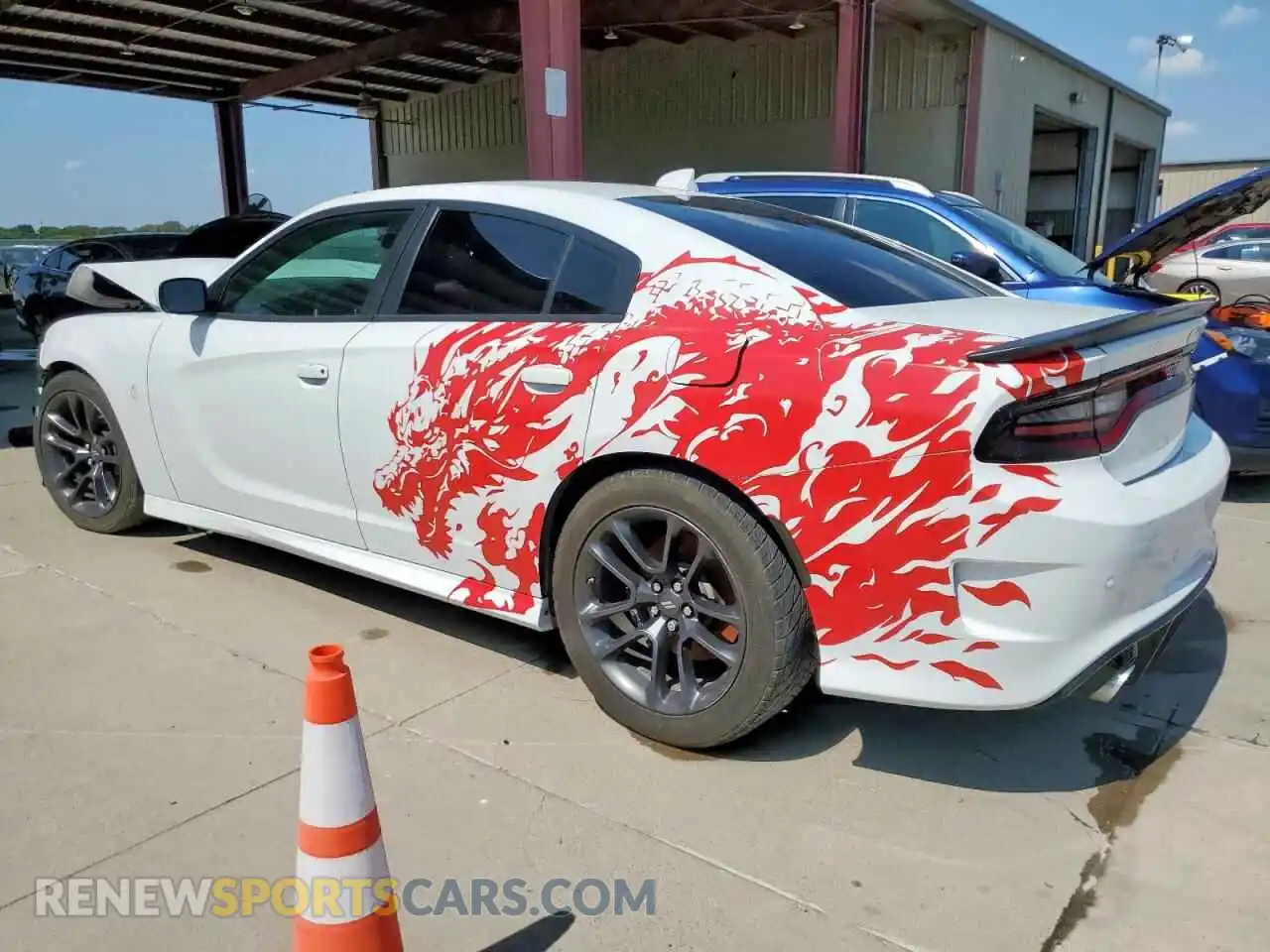 2 Photograph of a damaged car 2C3CDXGJXMH675370 DODGE CHARGER 2021