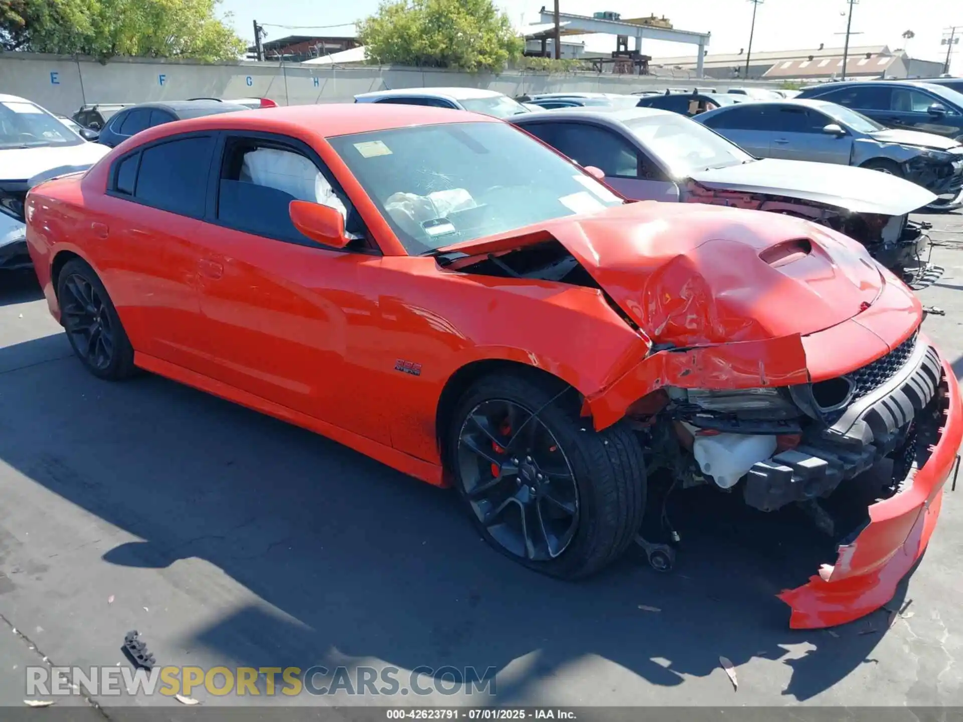 1 Photograph of a damaged car 2C3CDXGJXMH677846 DODGE CHARGER 2021