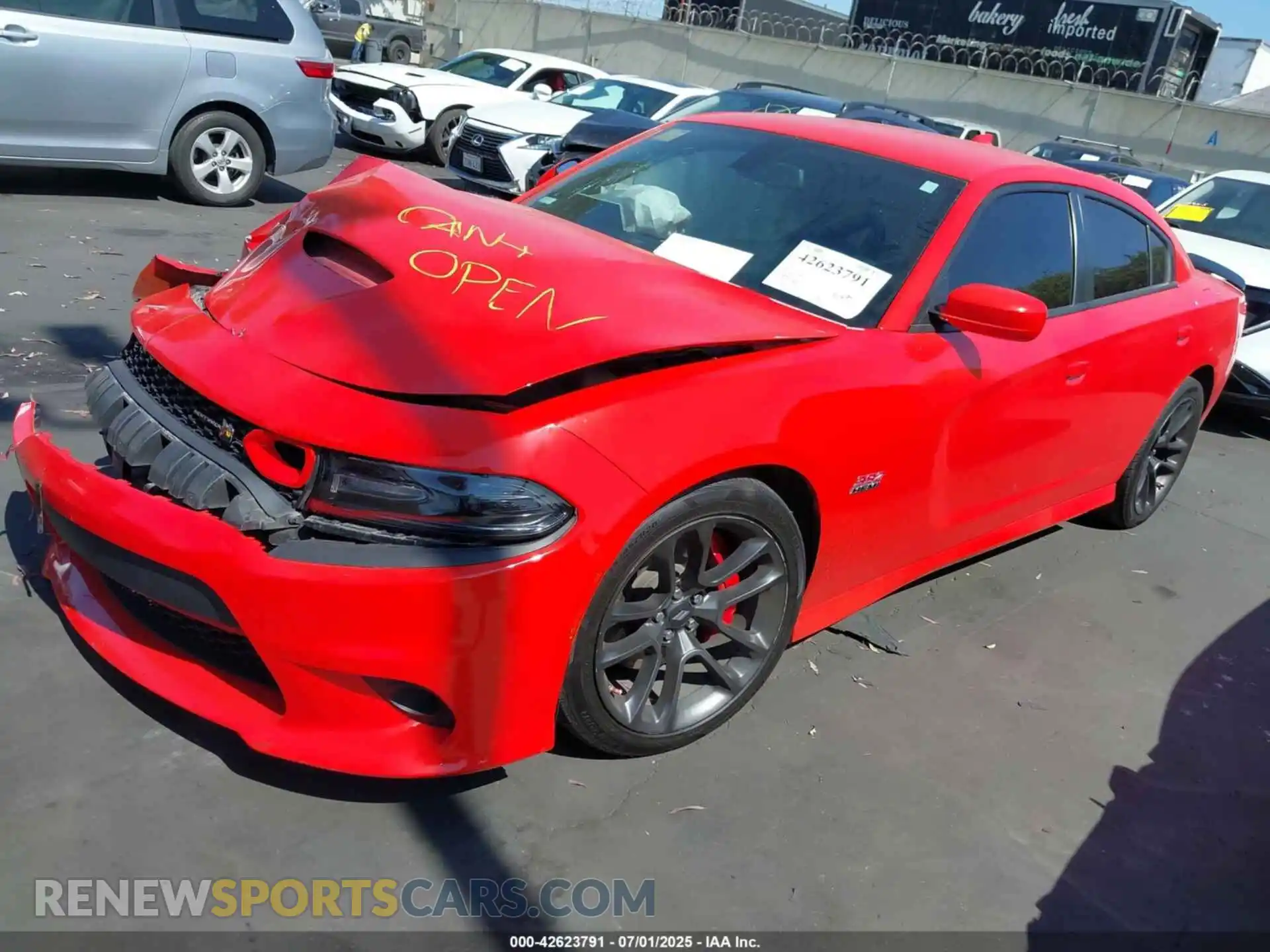 2 Photograph of a damaged car 2C3CDXGJXMH677846 DODGE CHARGER 2021