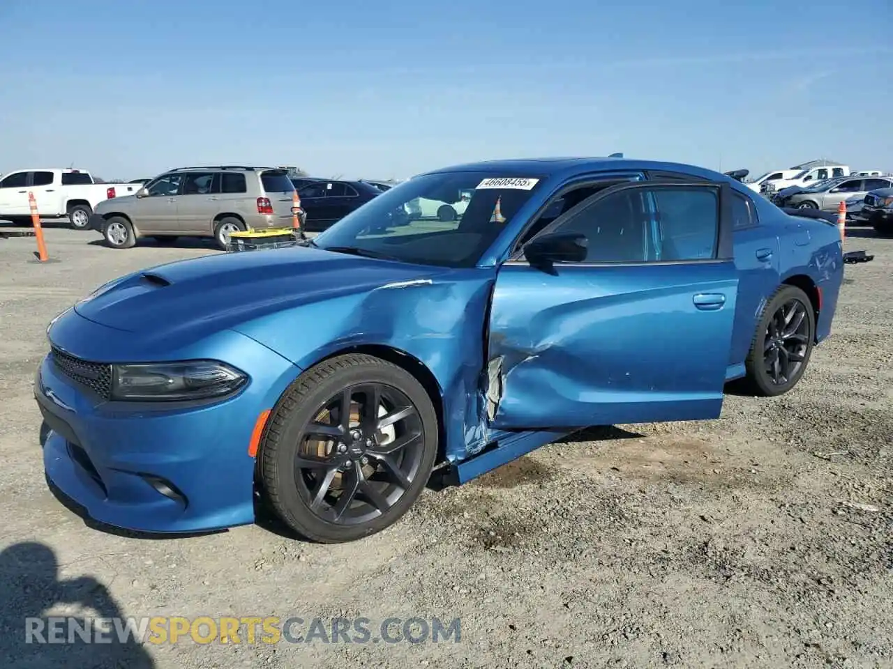 1 Photograph of a damaged car 2C3CDXHG0MH591867 DODGE CHARGER 2021