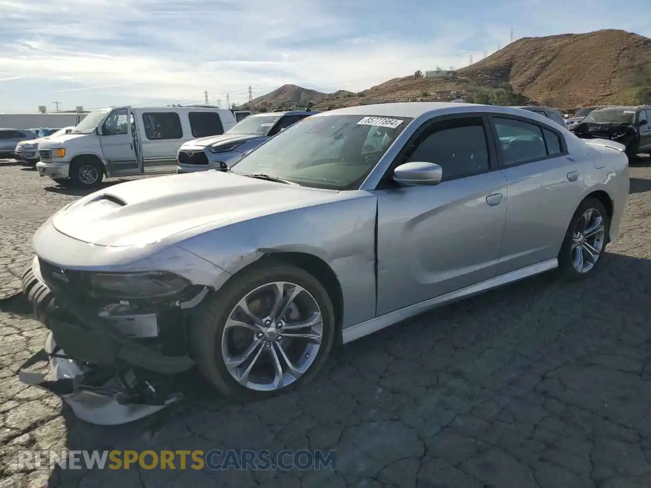 1 fotografías del automóvil dañado 2C3CDXHG0MH605685 DODGE CHARGER 2021