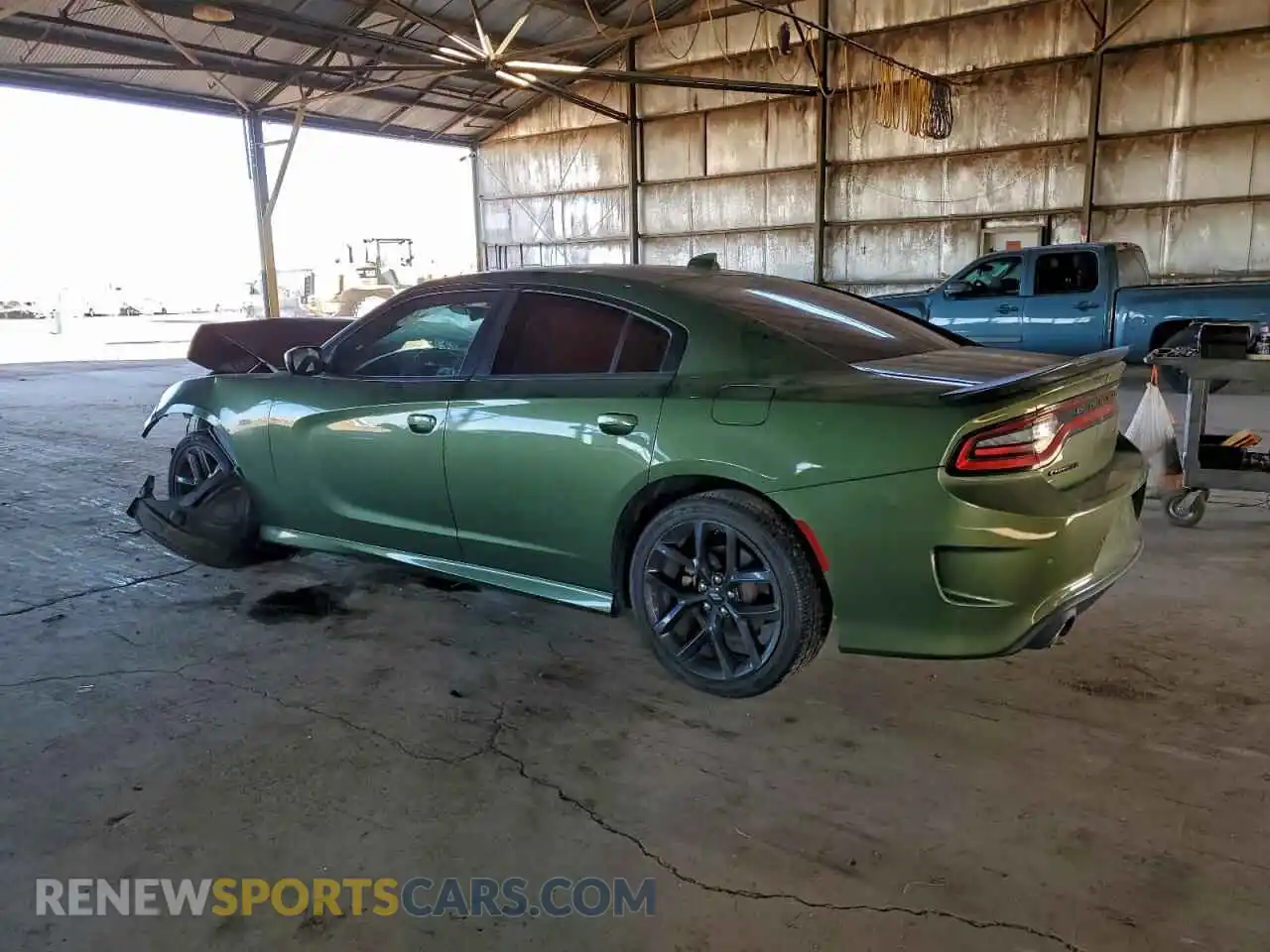 2 Photograph of a damaged car 2C3CDXHG0MH659424 DODGE CHARGER 2021