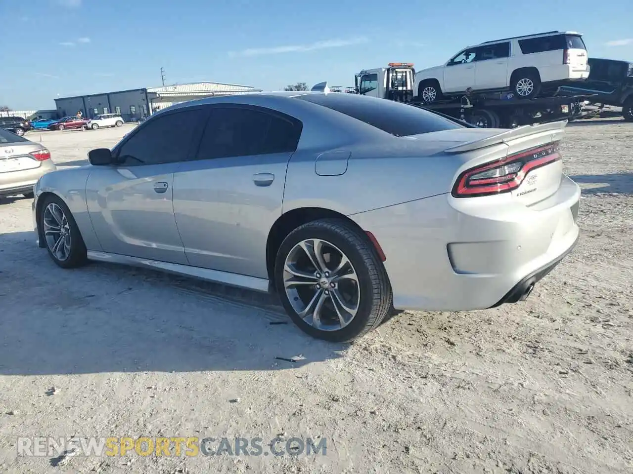 2 Photograph of a damaged car 2C3CDXHG1MH555184 DODGE CHARGER 2021