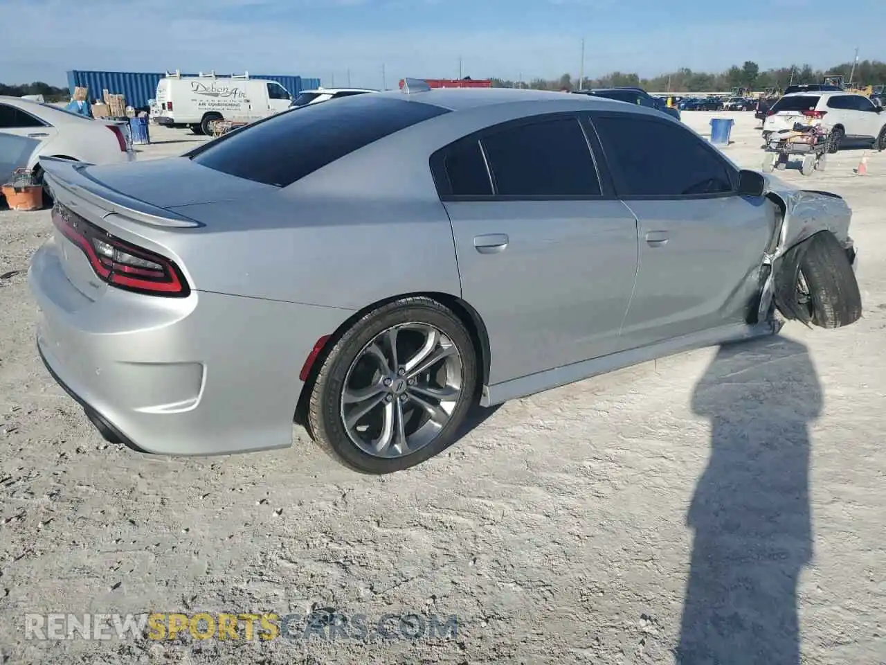 3 Photograph of a damaged car 2C3CDXHG1MH555184 DODGE CHARGER 2021