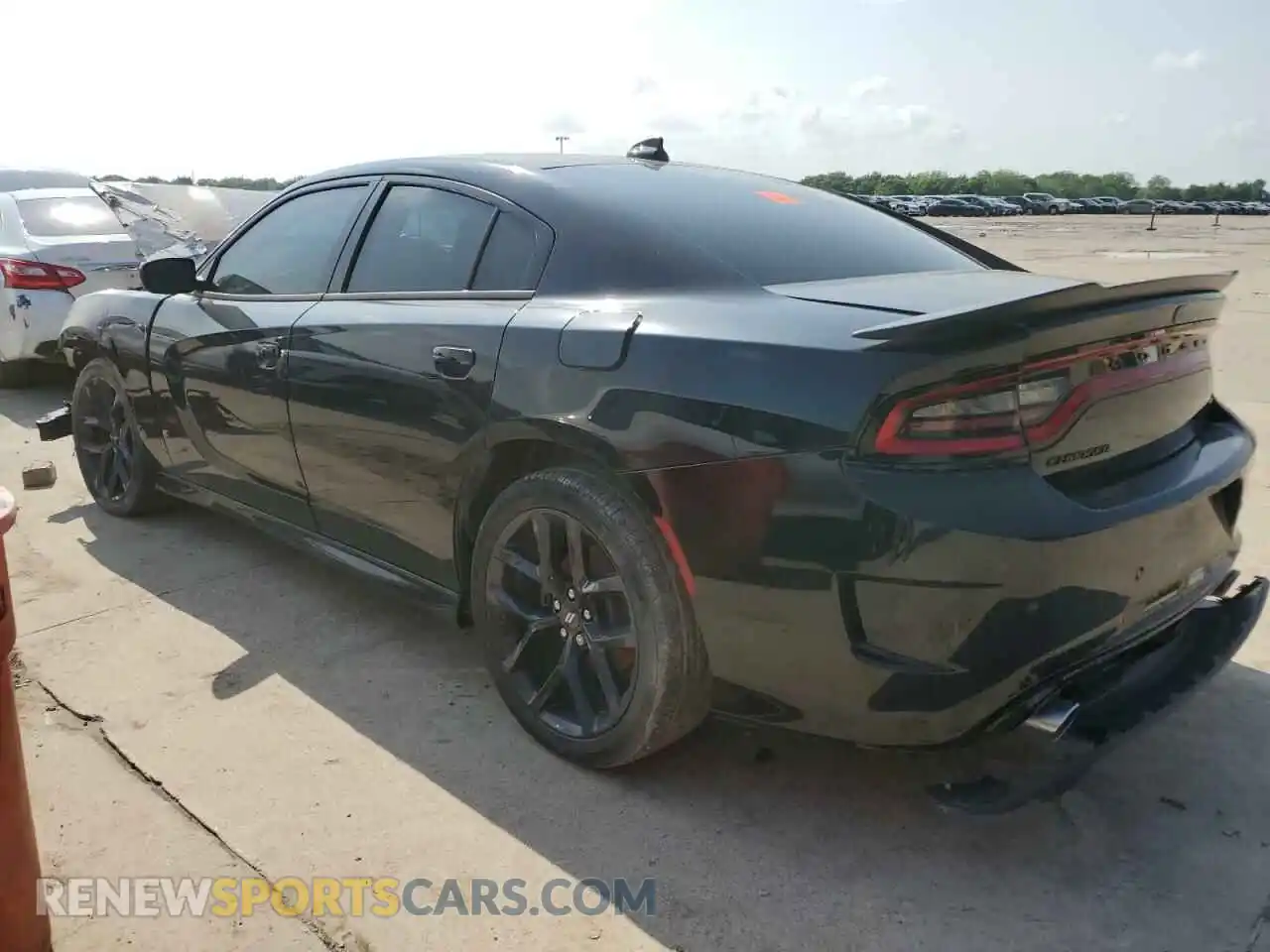 2 Photograph of a damaged car 2C3CDXHG1MH557565 DODGE CHARGER 2021