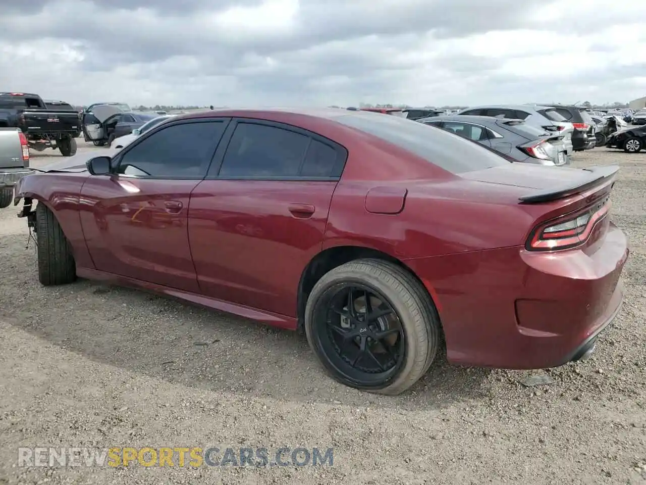 2 Photograph of a damaged car 2C3CDXHG1MH561647 DODGE CHARGER 2021
