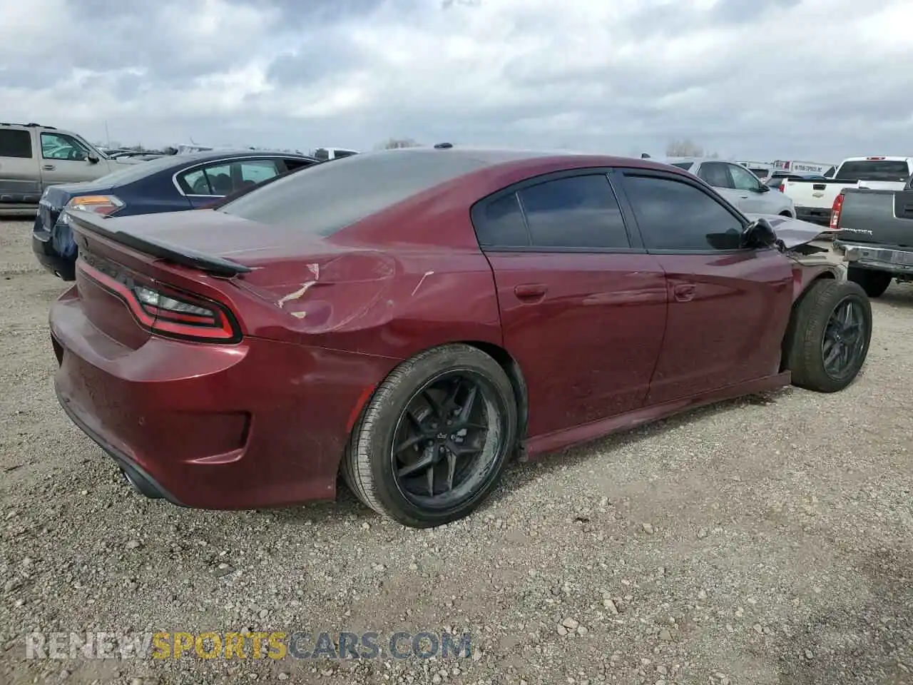 3 Photograph of a damaged car 2C3CDXHG1MH561647 DODGE CHARGER 2021