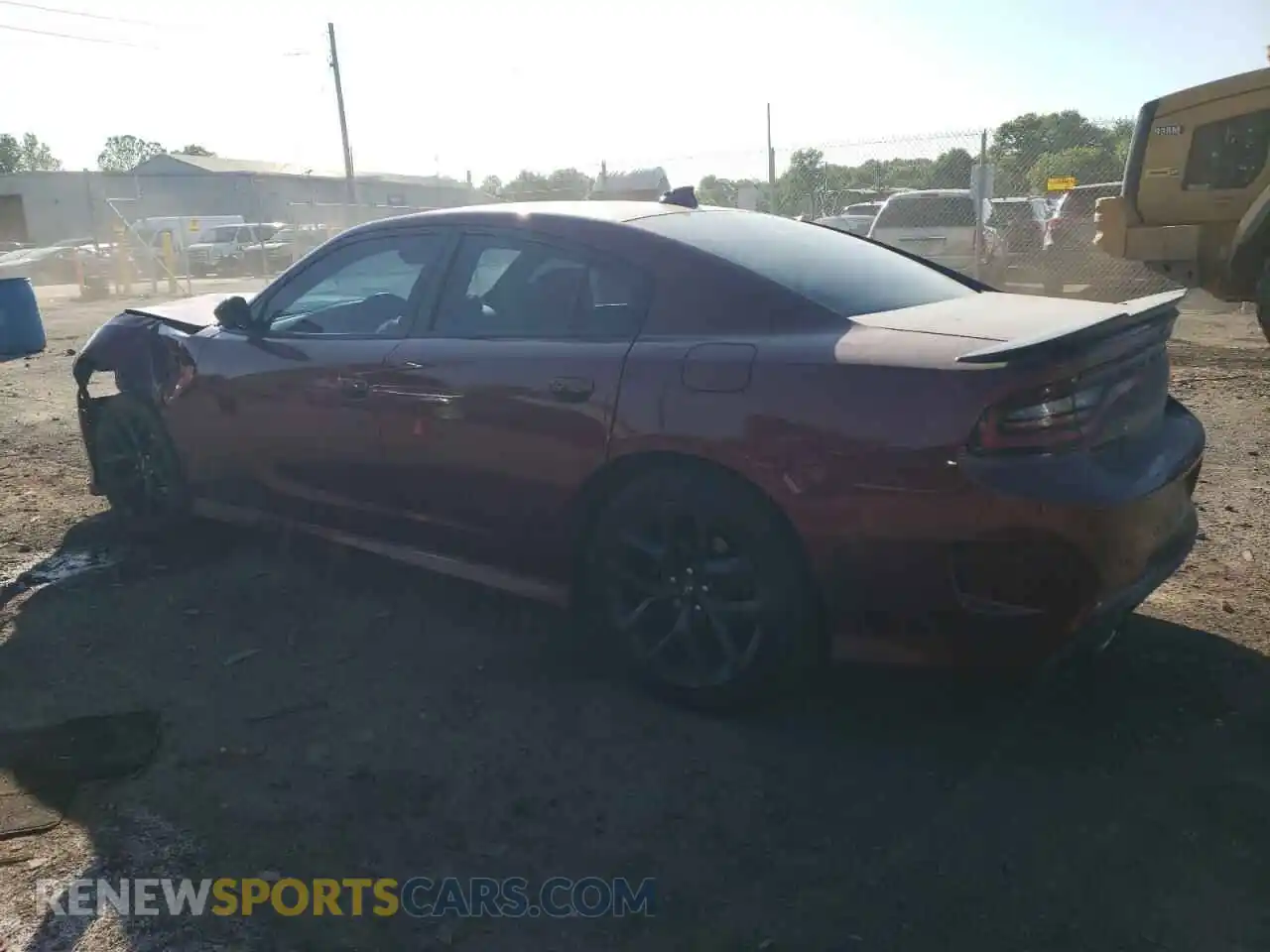 2 Photograph of a damaged car 2C3CDXHG1MH574558 DODGE CHARGER 2021