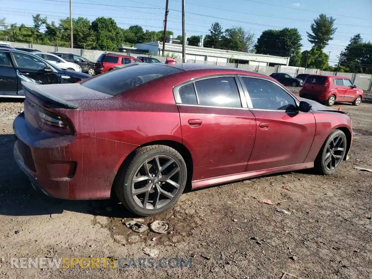 3 Photograph of a damaged car 2C3CDXHG1MH574558 DODGE CHARGER 2021