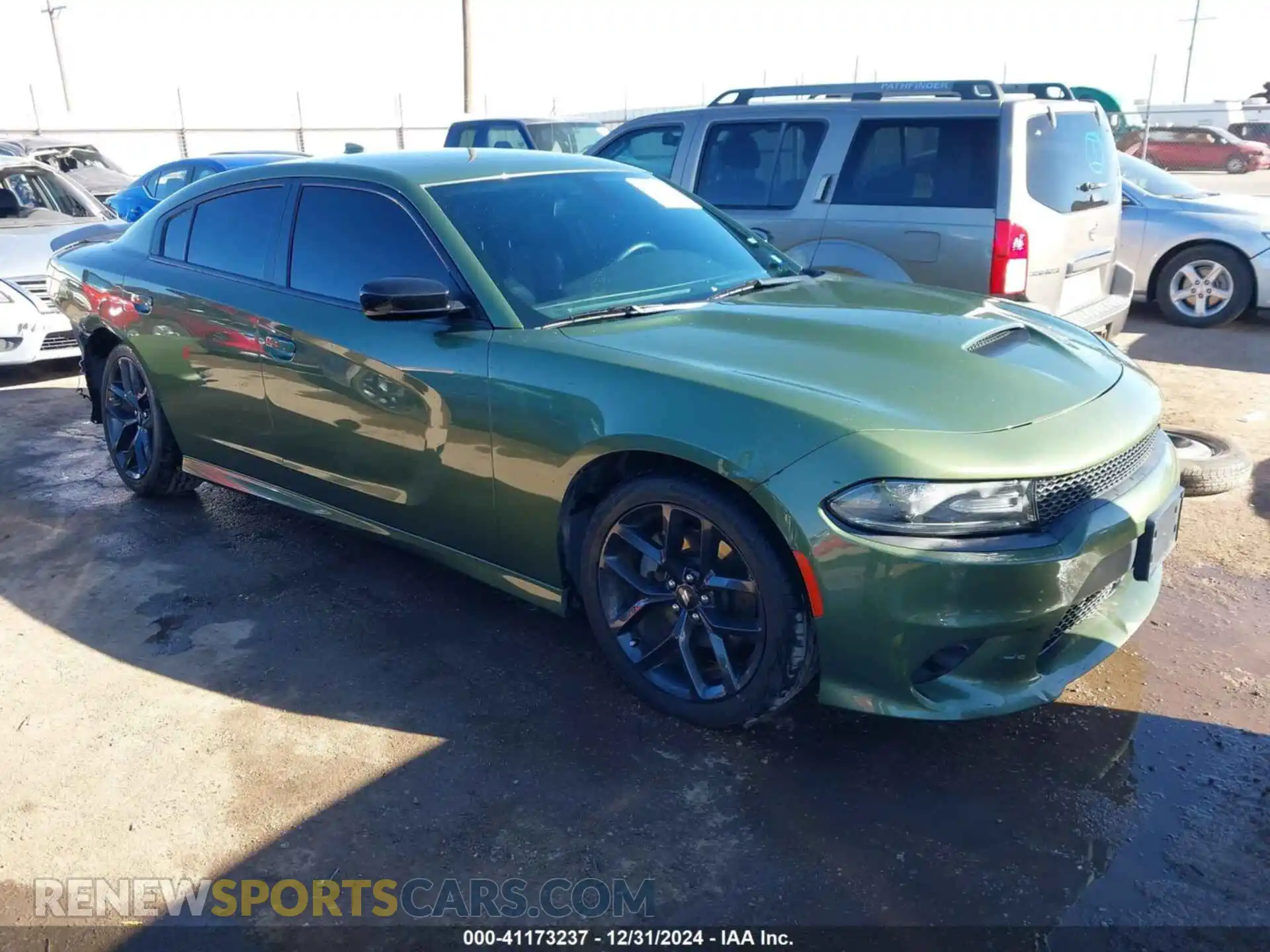 1 Photograph of a damaged car 2C3CDXHG1MH629011 DODGE CHARGER 2021